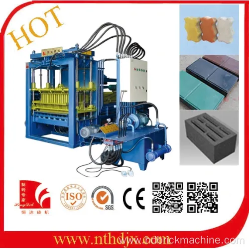 Hydraulic Press Automatic Concrete Block Making Plant